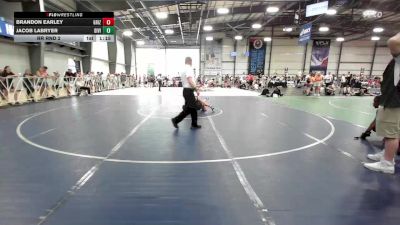 126 lbs Rr Rnd 2 - Brandon Earley, Grizzly Wrestling Club vs Jacob Labryer, Division-1