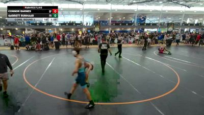 120 lbs Cons. Round 2 - Connor Barnes, Unattached vs Garrett Runhaar, Unattached