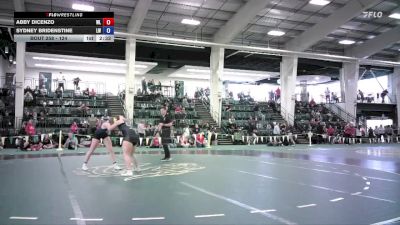 124 lbs Quarterfinal - Sydney Bridenstine, Lindsey Wilson vs Abby Dicenzo, West Liberty