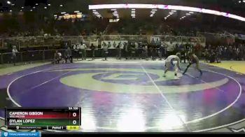 3A 106 lbs 7th Place Match - Cameron Gibson, Wellington vs Dylan Lopez, Braddock