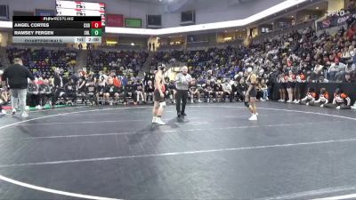 113 lbs Quarterfinal - Ramsey Fergen, Sergeant Bluff-Luton vs Angel Cortes, Clarion-Goldfield-Dows