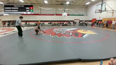112-116 lbs Round 2 - Dominic Romero, Thermopolis Middle School vs Connor Hansen, Worland Middle School