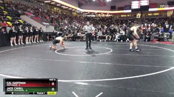 190 lbs Quarterfinal - Cal Hartman, Fort Dodge vs Jack Cahill, Ankeny Centennial