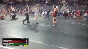 106 lbs Champ. Round 1 - Kaylin Taylor, Team Montana vs Aidyn Sharp, Team Utah