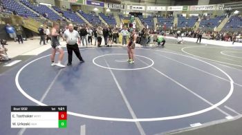 157 lbs Round Of 32 - Ethan Toothaker, Western Slope Elite vs Wyatt Urkoski, High Plains Thunder