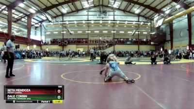 138 lbs Champ. Round 3 - Seth Mendoza, Mount Carmel vs Dale Corbin, Wyoming Seminary (PA)