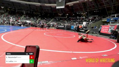 65 lbs Round Of 16 - Emberlynn Neuendorf, Waverly Area Wrestling Club vs Hanna Lollis, Lady Outlaw Wrestling Academy