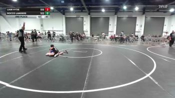 82 lbs 2nd Place - Liam Hyde, Trybe vs Rocco Landers, Tucson Cyclones