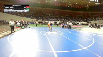 3A Boys 285 lbs Quarterfinal - Gavin Smith, Yamhill-Carlton Boys vs Noah Fuentes, Nyssa Boys