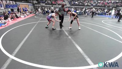 92 lbs Consi Of 8 #2 - Alex Fernandez, OKC Saints Wrestling vs Jaxon McDaniel, Bristow Youth Wrestling