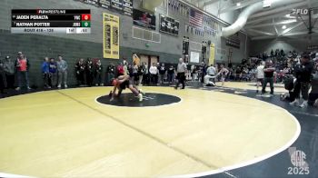 128 lbs Cons. Round 1 - Nathan Potter, John Barrett Middle School vs Jaden Peralta, Vacaville Wrestling Club