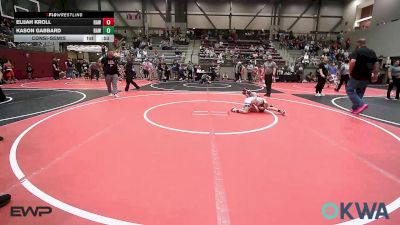 61 lbs Consolation - Elijah Kroll, Raw Wrestling Club vs Kason Gabbard, Raw Wrestling Club