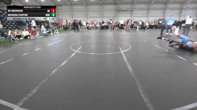 132 lbs Round 2 (8 Team) - RJ Morgan, Dayton Bandits vs Devion Coffin, West Geauga Wolverines