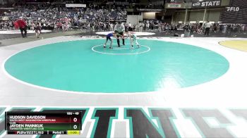 49 lbs 7th Place Match - Hudson Davidson, South West Washington Wrestling Club vs Jayden Pannkuk, Tumwater Wrestling Club