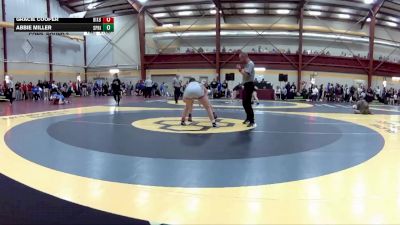 155 lbs Cons. Round 2 - Gracie Cooper, Bixby vs Abbie Miller, Springfield Local