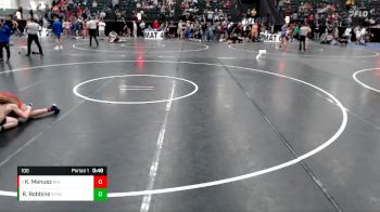 106 lbs 2nd Place Match - Kyle Menuez, Black Fox Academy vs Roukyn Robbins, Winner Youth Wrestling