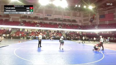 185 lbs Cons. Semi - Lylah Arce, Parma vs Reese Habel, Middleton