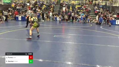 96 lbs Consy 4 - Jacob Puma, Dwa vs Evan Becker, Penn Cambria