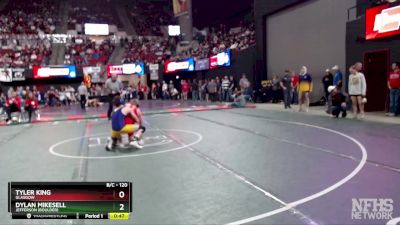 Cons. Round 2 - Tyler King, Glasgow vs Dylan Mikesell, Jefferson (Boulder)