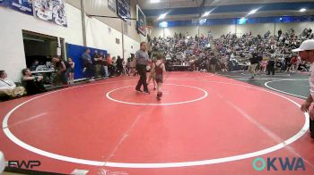52 lbs Round Of 16 - Boone Lancaster, Wagoner Takedown Club vs Case Daniels, Salina Wrestling Club