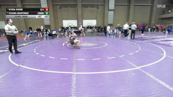 140 lbs Cons. Semi - Ilyana Martinez, Lebanon vs Kyra Hains, Lincoln East