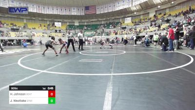 90 lbs Semifinal - Harrison Johnson, Bentonville Wrestling Club vs Jack Westlake, Spartan Wrestling Academy