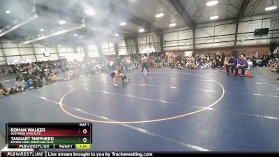 87 lbs 1st Place Match - Taggart Shepherd, Payson Lions Wrestling Club vs Roman Walker, Southern Utah Elite