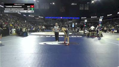 190 lbs Consi Of 16 #2 - Gabriel Barragan, West Valley (SS) vs Steven Sengprachanh, Exeter Union (CS)