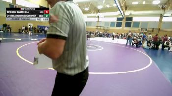 125lbs Champ. Round 1 - Cynthia Hernandez-Fraga, Emerald Ridge (Girls) vs Tiffany Twitchell, Arlington (Girls)