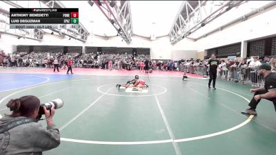 55-T lbs 2nd Place - Anthony Benedetti, Power Half Wrestling Academy vs Luis Deguzman, Spazz Wrestling