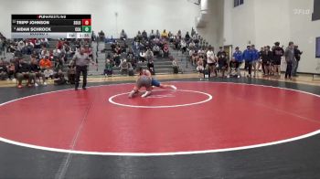 190 lbs Round 3 - Aidan Schrock, Clear Creek-Amana vs Tripp Johnson, Solon