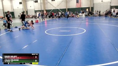 185 lbs Round 3 (8 Team) - Colin Melrose, JR Titans vs David Wilsey, Kearney Matcats - Blue