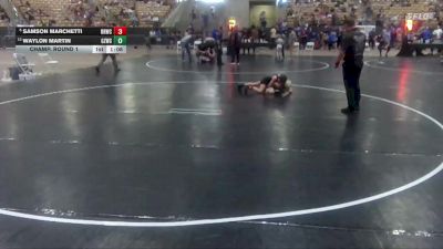 65 lbs Champ. Round 1 - Samson Marchetti, Big Red Wrestling Club vs Waylon Martin, Ground Zero Wrestling Club