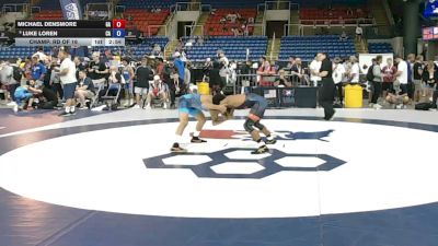 106 lbs Champ. Rd Of 16 - Michael Densmore, Georgia vs Luke Loren, California