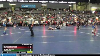 80 lbs Champ. Round 1 - Noah Boyer, Nebraska City vs Ace Schweitzer, MWC Wrestling Academy