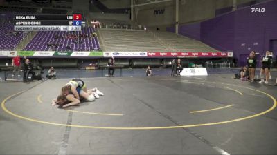 180 lbs Placement Matches (16 Team) - Reka Busa, Life University vs Aspen Dodge, University Of Providence