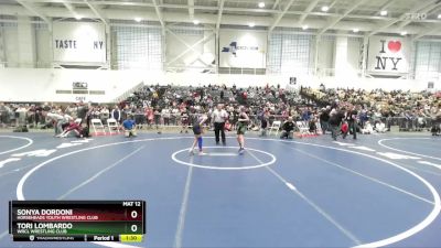 91-93 lbs Round 3 - Sonya Dordoni, Horseheads Youth Wrestling Club vs Tori Lombardo, WRCL Wrestling Club