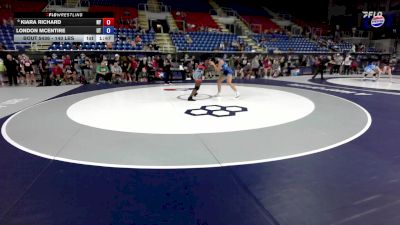 140 lbs Champ. Rd Of 64 - Kiara Richard, NY vs London McEntire, UT