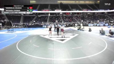 165 lbs Semifinal - Esmerelda Braman, Hadley Luzerne-2 vs Michaela Thomas, Iroquois-6