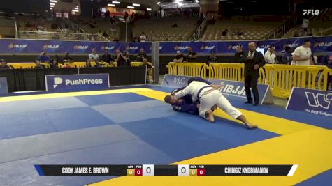 Chingiz Kydrmanov vs Cody James E. Brown 2026 Pan Jiu Jitsu IBJJF Championship