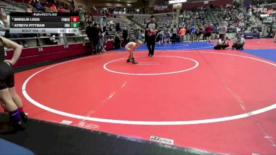 58 lbs Round 3 - Atreyu Pittman, Spartan Wrestling Academy vs Breslin Legg, Fayetteville Youth Wrestling Club Rhinos