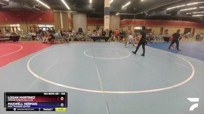 138 lbs Champ. Round 1 - Logan Martinez, Finesse Wrestling Club vs Maxwell Herman, WAR Training Center