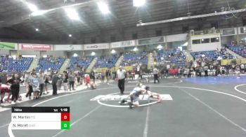 78 lbs Semifinal - Wesley Martin, 2tg vs Nolan Moret, Chatfield WC