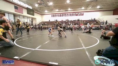 46-49 lbs Rr Rnd 3 - Kallum Hendrickson, OKC Saints Wrestling vs Heston Hayes, Vinita Kids Wrestling