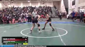 116 lbs Champ. Round 2 - Richelle Shriver, Artesia vs Samantha Sachs, Glendora