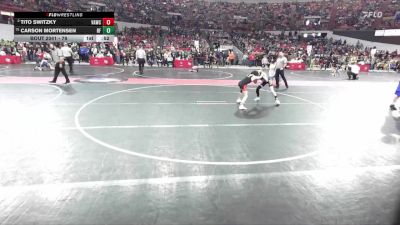 79 lbs Champ. Round 1 - Carson Mortensen, River Falls vs Tito Switzky, Verona Area Wrestling Club