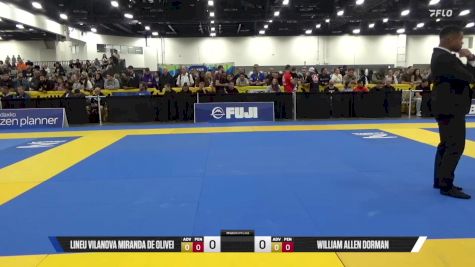 William Allen Dorman vs Lineu Vilanova Miranda De Olivei 2025 World IBJJF Jiu-Jitsu No-Gi Championship