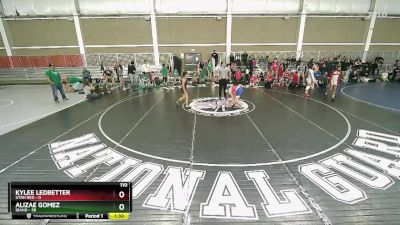 110 lbs Round 2 (4 Team) - Alizae Gomez, Idaho vs Kylee Ledbetter, Utah Red