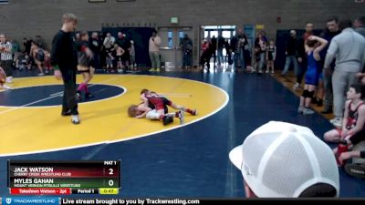 59 lbs 3rd Place Match - Myles Gahan, Mount Vernon Pitbulls Wrestling vs Jack Watson, Cherry Creek Wrestling Club