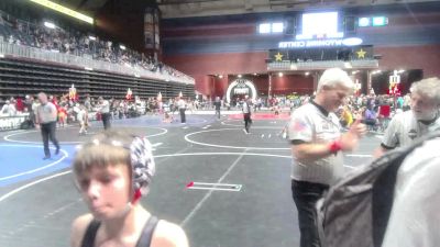 70 lbs Semifinal - Fletcher Lewis, Thermopolis WC vs Crew Bullerman, Hwa